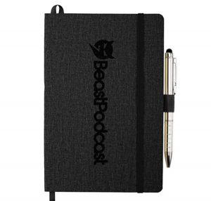 Black Soft JournalBook with pen